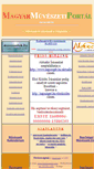 Mobile Screenshot of muveszetek.hu